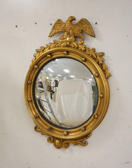 GILT BULLSEYE MIRROR (1 of 2)