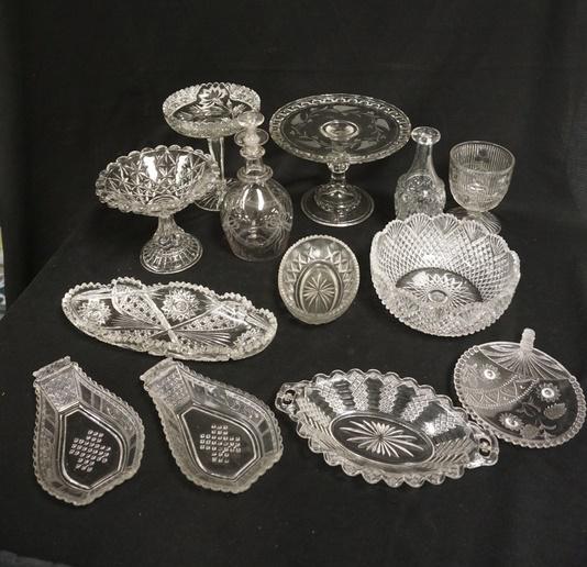 ANTIQUE GLASS LOT (1 of 6)