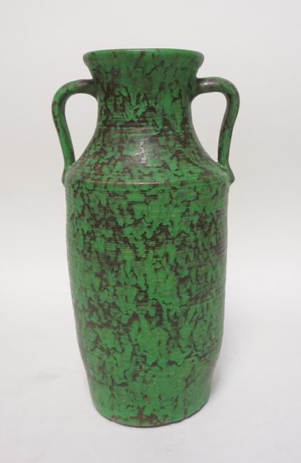 WELLER COPPERTONE TALL VASE (1 of 4)