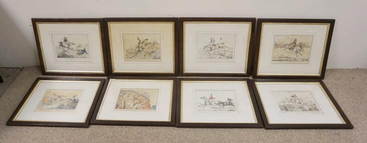 SET OF 8 HUNT PRINTS (1 of 9)