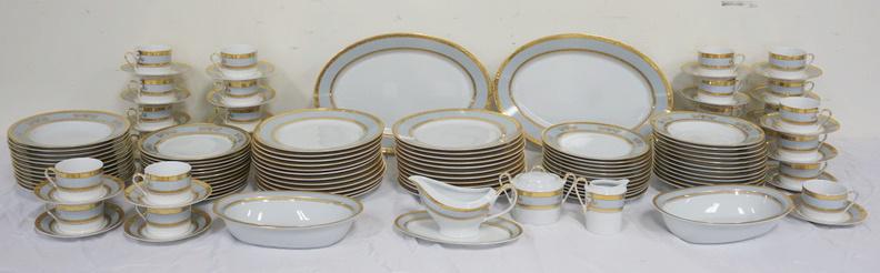 123 PIECE PHILLIPE DESHOULIERES LIMOGES DINNERWARE (1 of 3)