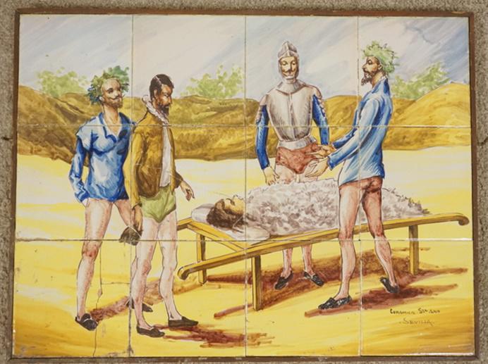 12 HAND PAINTED TILES BY CERAMICS STA ANA SEVILLA (1 of 2)