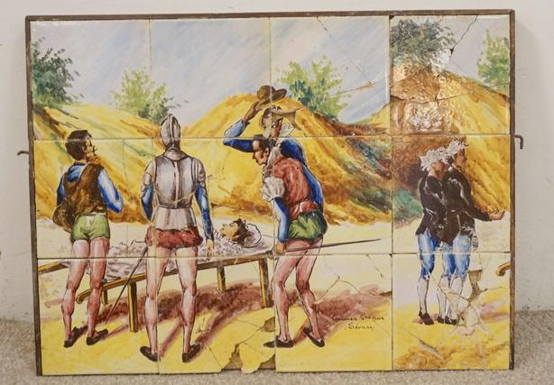 12 HAND PAINTED TILES BY CERAMICS STA ANA SEVILLA (1 of 5)