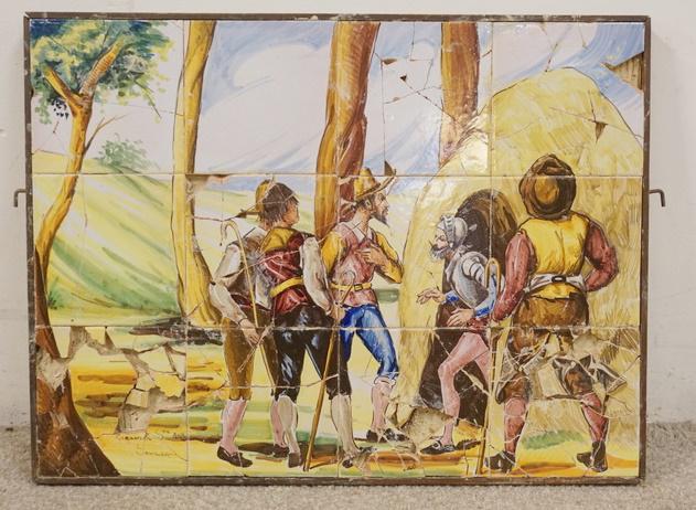 12 HAND PAINTED TILES BY CERAMICS STA ANA SEVILLA (1 of 4)