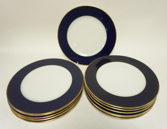 SET OF 12 RICHARD GINORI 12 1/4 IN PLATES (1 of 2)
