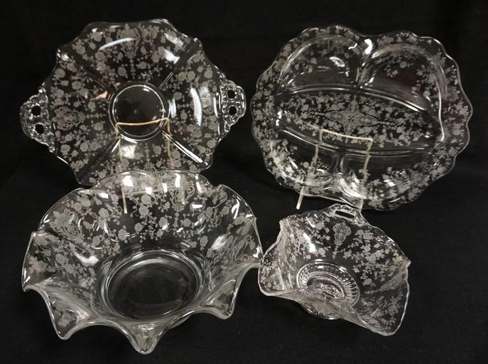 4 PIECES OF CAMBRIDGE ROSEPOINT (1 of 2)