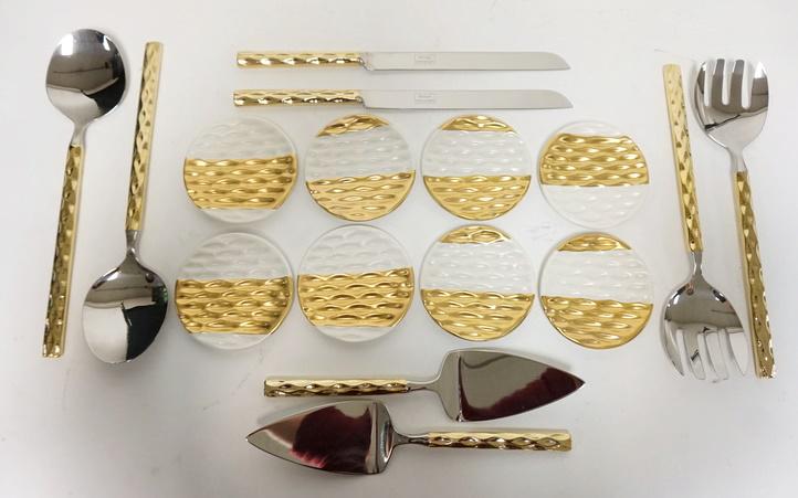 16 PIECE MICHAEL WAINWRIGHT FLATWARE, ETC (1 of 3)