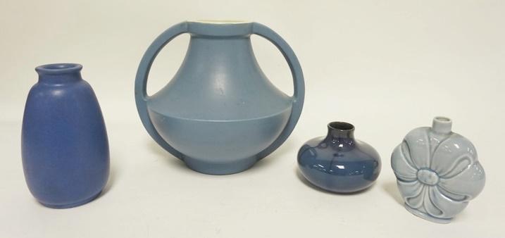 LOT OF 4 ART POTTERY VASES (1 of 4)