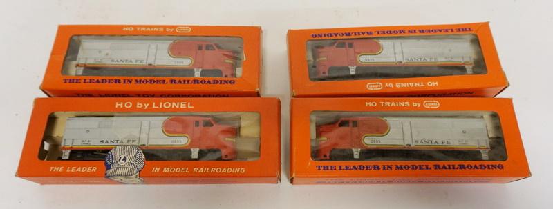 LOT OF 4 LIONEL HO GAUGE TRAINS (1 of 2)