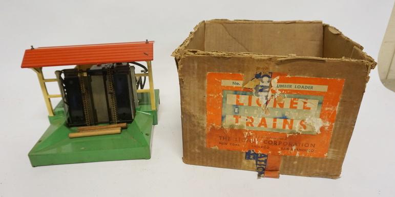 LIONEL O GAUGE LUMBER UNLOADER: LIONEL O GAUGE LUMBER UNLOADER #104