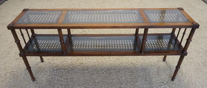 WALNUT 2 TIER SHELF (1 of 3)