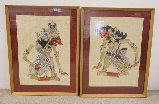 2 LARGE ASIAN JOINTED FIGURES (1 of 3)