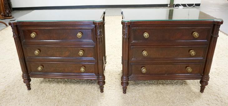 PAIR OF KARGES 3 DRAWER NIGHTSTANDS (1 of 7)
