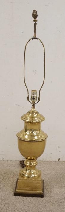 HAND CRAFTED SOLID BRASS LAMP (1 of 2)