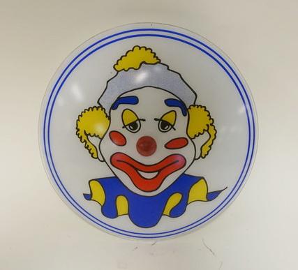 CLOWN CEILING LIGHT: CLOWN CEILING LIGHT, 15 IN DIAMETER