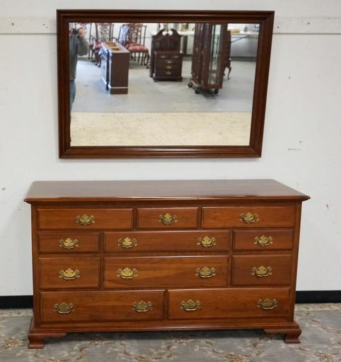ETHAN ALLEN SOLID CHERRY CHEST (1 of 6)