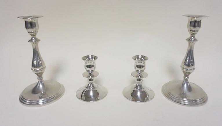KIRK STIEFF PEWTER CANDLESTICKS (1 of 1)