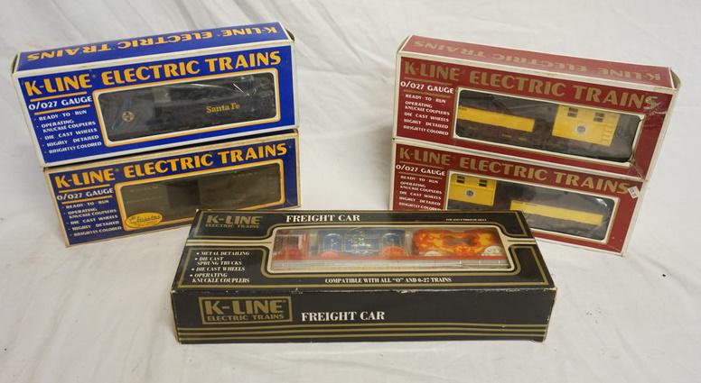 LOT OF K-LINE ELECTRIC TRAINS MODELS (1 of 2)