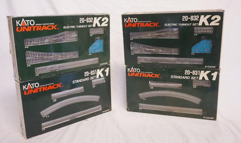 4 KATO UNITRACK N GAUGE SETS (1 of 2)