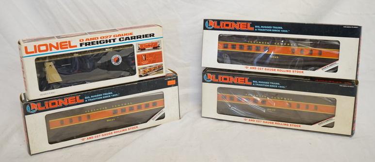 4 LIONEL O & O27 GAUGE MODEL TRAINS (1 of 2)