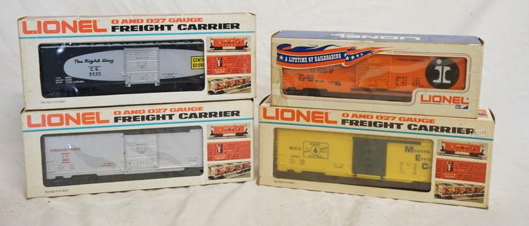 4 LIONEL MODEL TRAINS (1 of 2)