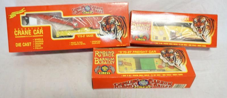 3 K-LINE O & O27 GAUGE RINGLING BROS MODELS (1 of 5)