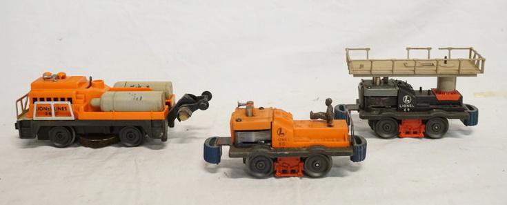 LOT OF 3 LIONEL TRACK CLEANING CAR MODELS (1 of 3)