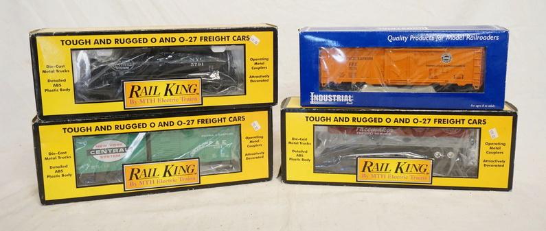 LOT OF 4 O/O27 GAUGE MODEL TRAINS (1 of 2)