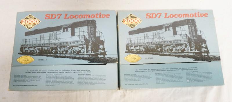2 PROTO 2000 SERIES HO SD7 LOCOMOTIVE MODELS (1 of 2)