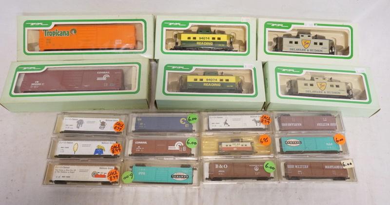 LOT OF HO & N GAUGE BEV BEL/LIFE LIKE MODEL TRAINS (1 of 3)