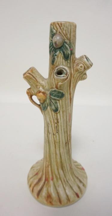 WELLER ART POTTERY TREE TRUNK VASE (1 of 3)