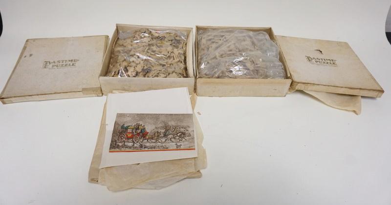 ANTIQUE WOOD JIG SAW PUZZLES (1 of 2)