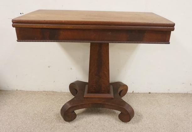 EMPIRE WALNUT GAME TABLE (1 of 3)