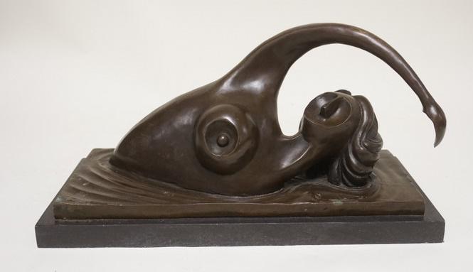 W CURRENT LIMITED EDITION BRONZE OF A WOMAN (1 of 2)