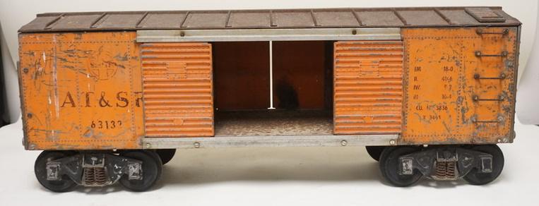 LARGE SANTE FE BOX CAR FROM RIDE ON TRAIN (1 of 4)