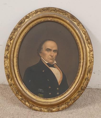 LITHO ON CANVAS OF DANIEL WEBSTER (1 of 3)