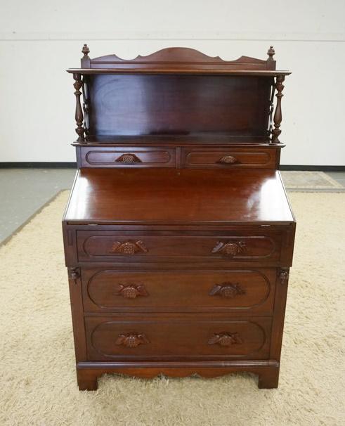 MAHOGANY SLANT FRONT DESK (1 of 3)