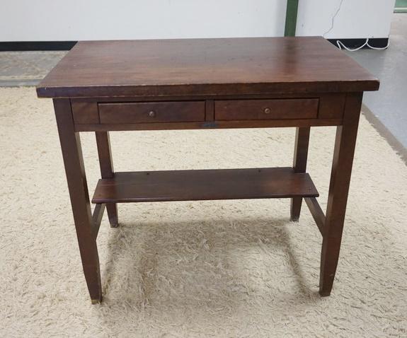 VAN SCIVER 2 DRAWER WRITING TABLE (1 of 3)