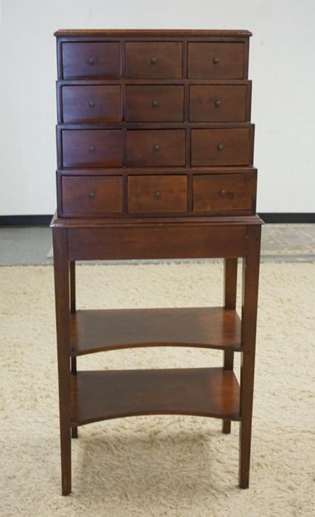 12 DRAWER STEPBACK SPICE CABINET (1 of 3)