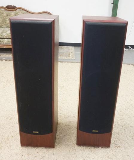 PAIR OF DANISH FLOOR STANDING SPEAKERS (1 of 5)