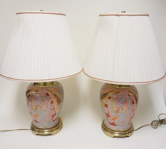 FREDRICK COOPER BRASS TABLE LAMPS (1 of 4)