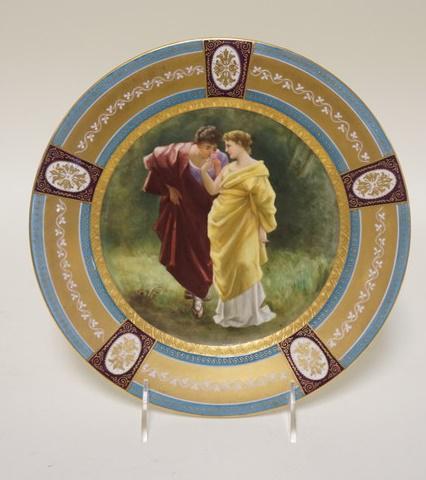 ROYAL VIENNA HAND PAINTED PLATE (1 of 2)