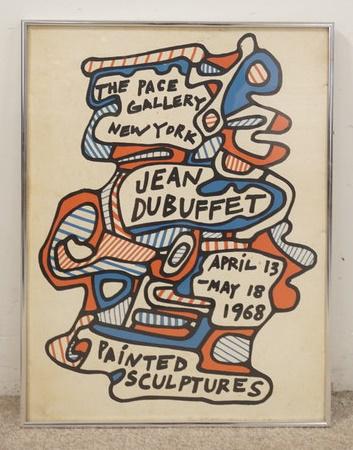 1968 PACE GALLERY JEAN DUBUFFET POSTER (1 of 1)