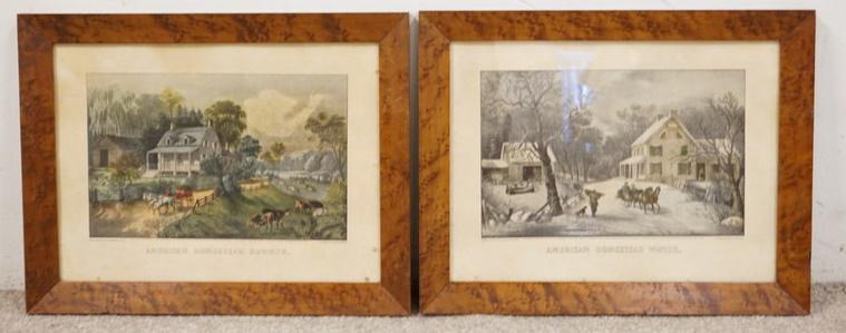 2 CURRIER & IVES AMERICAN HOMESTEAD (1 of 3)