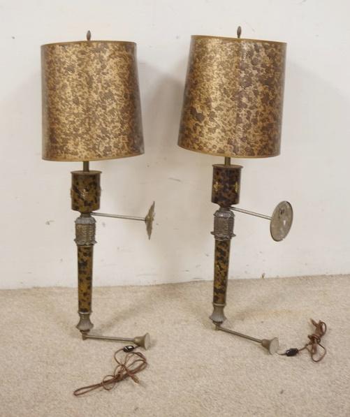 PAIR OF WALL MOUNT LAMPS (1 of 1)