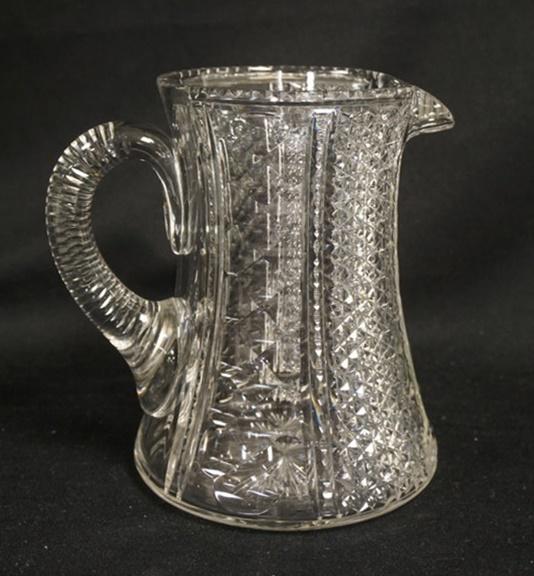 SIGNED HAWKES CUT GLASS PITCHER (1 of 5)