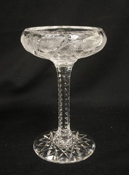 CUT GLASS COMPOTE (1 of 3)