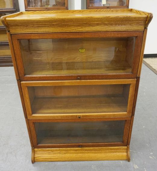 OAK SECTIONAL BARRISTER BOOKCASE (1 of 2)