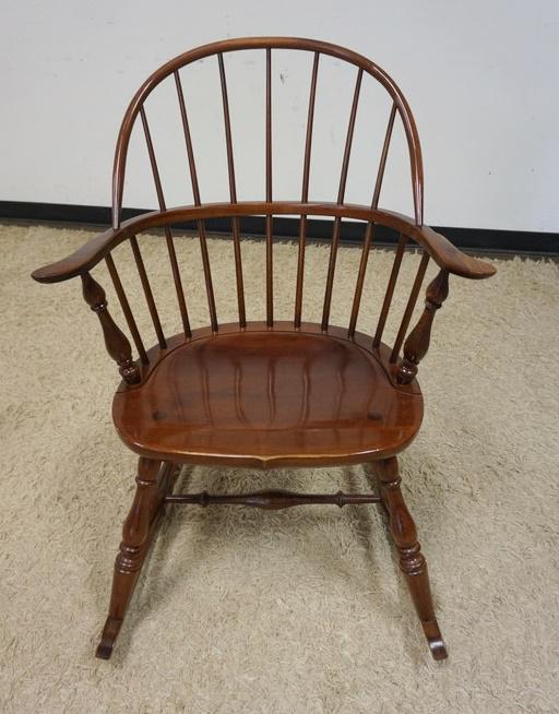FREDRICK DUCKLOE CHERRY WINDSOR ROCKING (1 of 3)