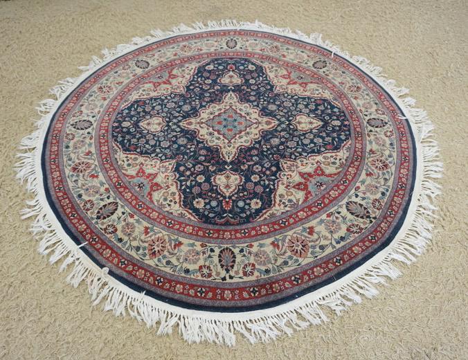 PERSIAN ROUND ENTRY WAY RUG (1 of 3)